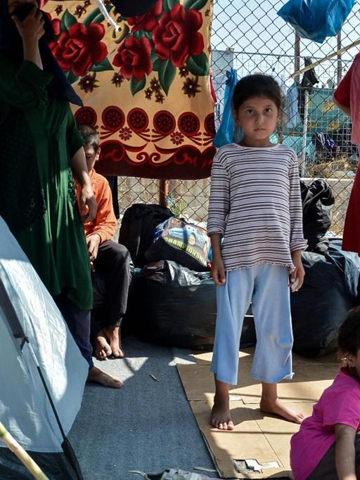 Flüchtlinge auf der griechischen Insel Lesbos