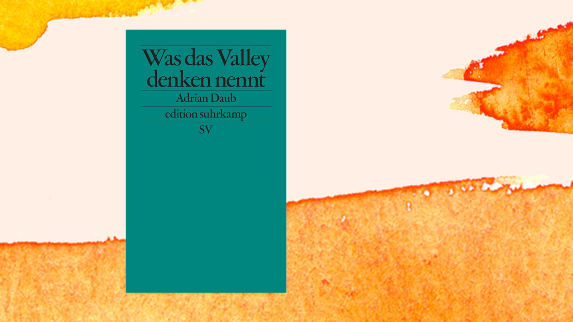 Das grüne Cover des Buches "Was das Valley denken nennt" auf einer sonnigen Collage. Das grüne Cover des Buches "Was das Valley denken nennt" auf einer sonnigen Collage.