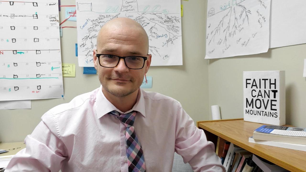 Benjamin Iten, humanistischer Seelsorger im Krankenhaus von Columbus, Ohio Benjamin Iten, humanistischer Seelsorger im Krankenhaus von Columbus, Ohio