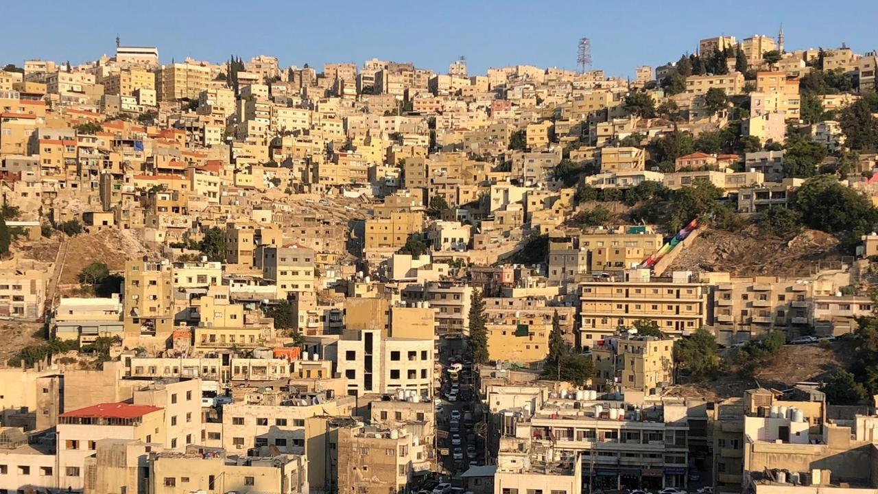 Amman, die Hauptstadt von Jordanien Amman, die Hauptstadt von Jordanien
