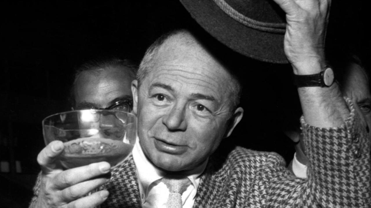Der Regisseur Billy Wilder am 29.5.1959 nach einer Sonderaufführung seines aktuellen Films "Manche mögen's heiß".