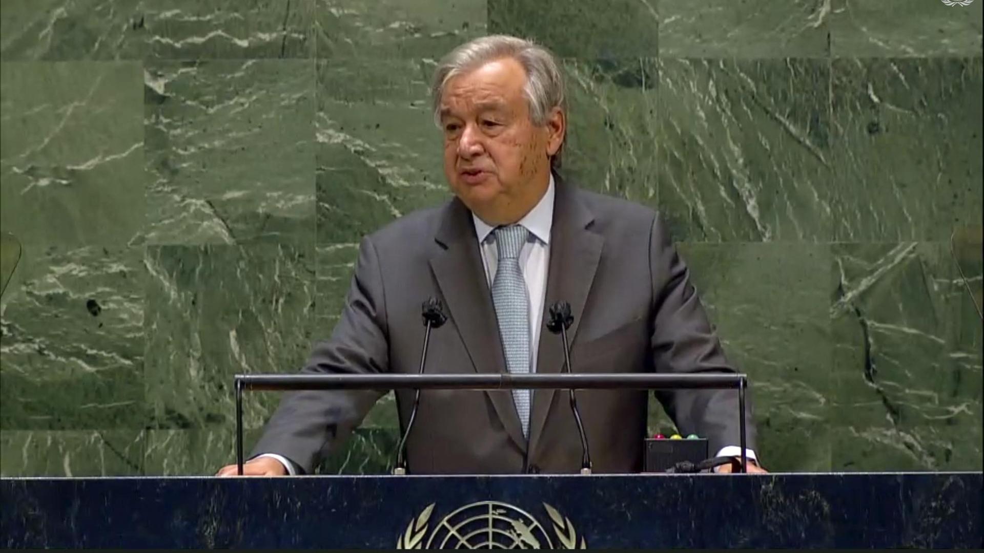 UNO-Generaldebatte: Generalsekretär Guterres UNO-Generaldebatte: Generalsekretär Guterres