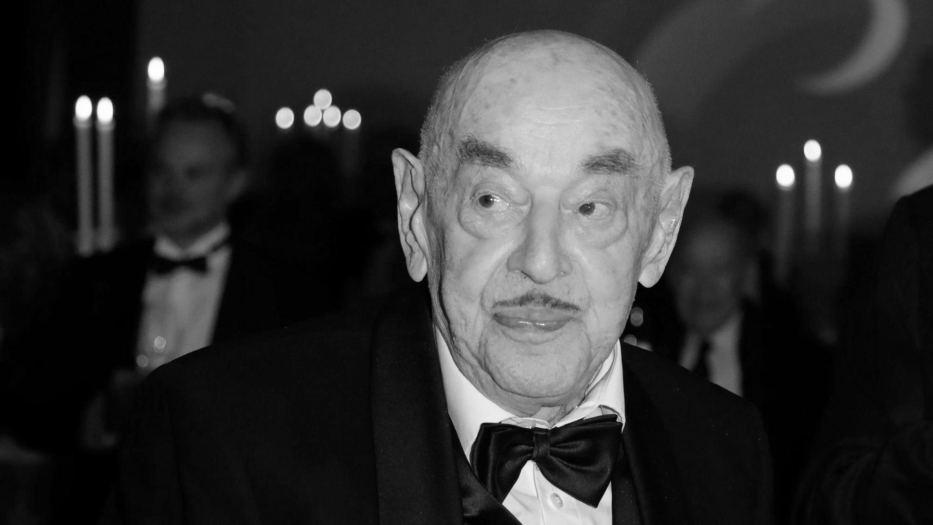 Artur Brauner bei einer Gala in Berlin anlässlich des 70-jährigen Bestehens von Brauners Filmfirma CCC am 23.09.2016 Artur Brauner bei einer Gala in Berlin anlässlich des 70-jährigen Bestehens von Brauners Filmfirma CCC am 23.09.2016