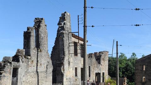 Die Ruinen von Oradour-sur-Glane erinnern an ein Massaker der SS 1944, bei dem das französische Dorf zerstört wurde.