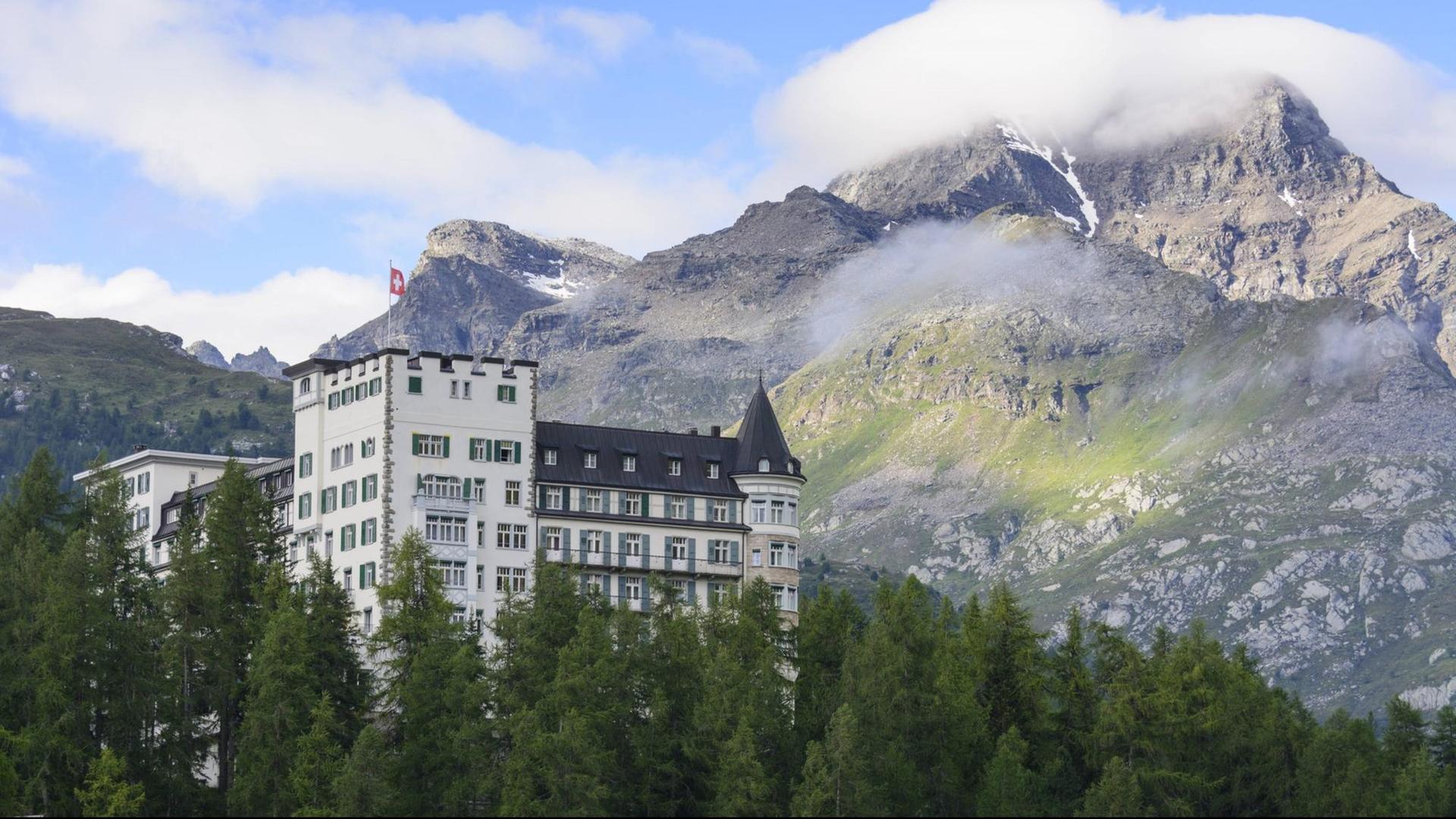 Hotel Waldhaus in Sils (Schweiz).