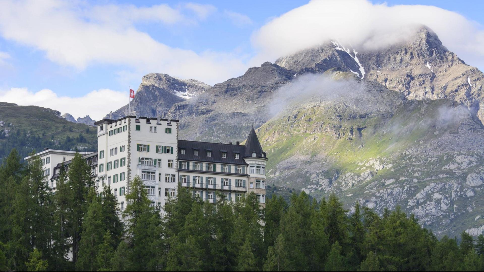 Hotel Waldhaus in Sils (Schweiz). Hotel Waldhaus in Sils (Schweiz).