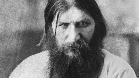 Porträt von Grigory Yefimovich Rasputin (1869–1916)