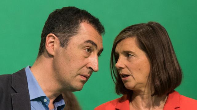 Die Grünen-Spitzenkandidaten für die Bundestagswahl 2017, Cem Özdemir und Katrin Göring-Eckardt