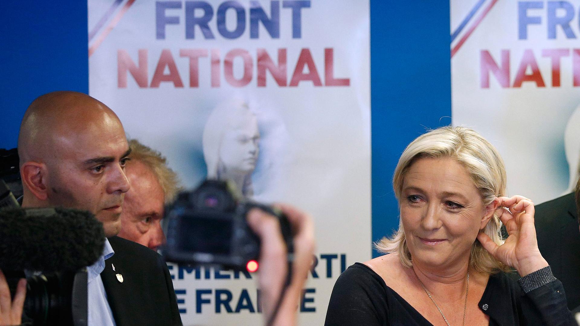 Marine Le Pen, Parteivorsitzende der französischen rechtspopulistischen Front National Marine Le Pen, Parteivorsitzende der französischen rechtspopulistischen Front National