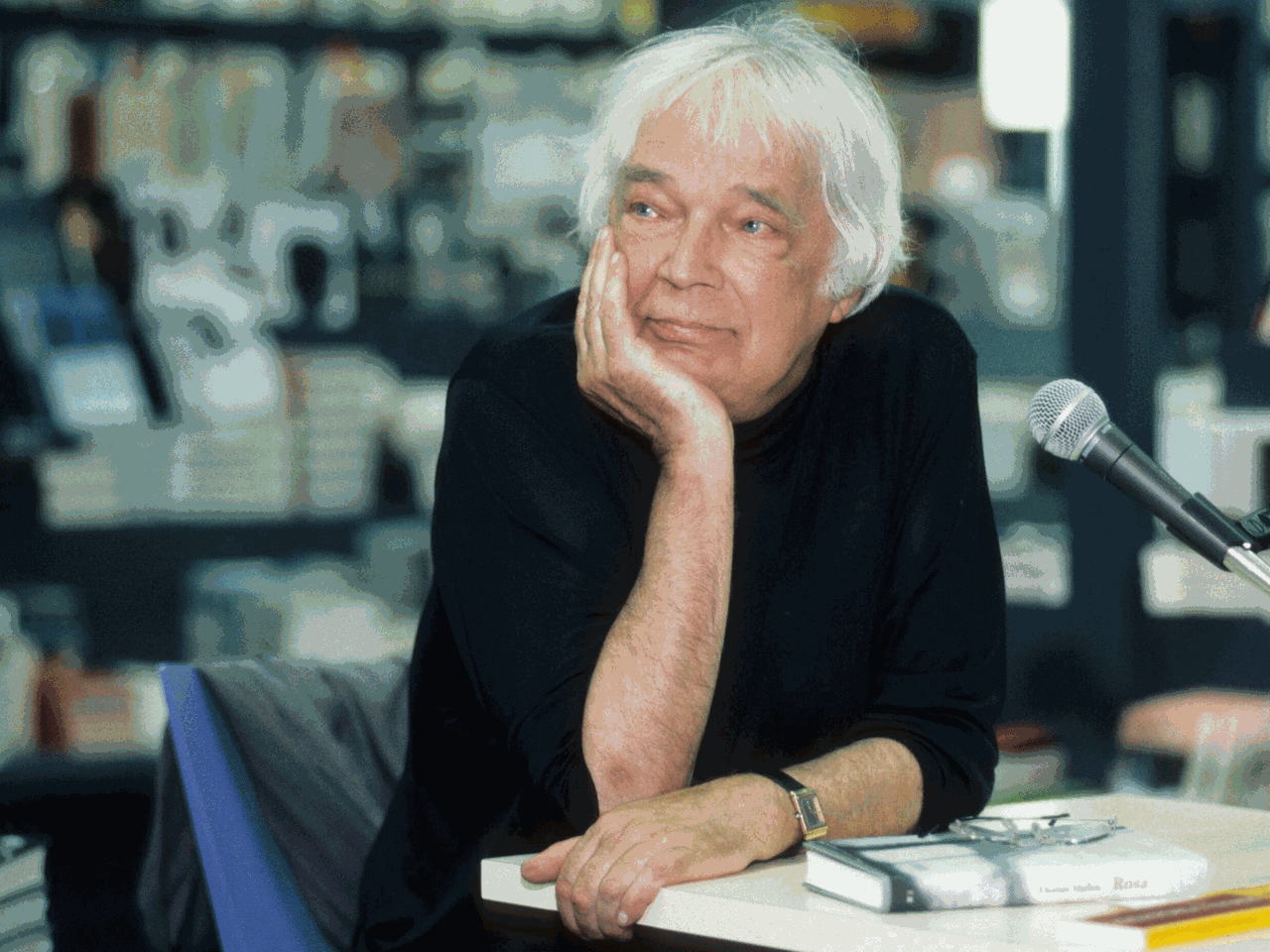 Der Autor Thomas Harlan im Jahr 2000 Der Autor Thomas Harlan im Jahr 2000