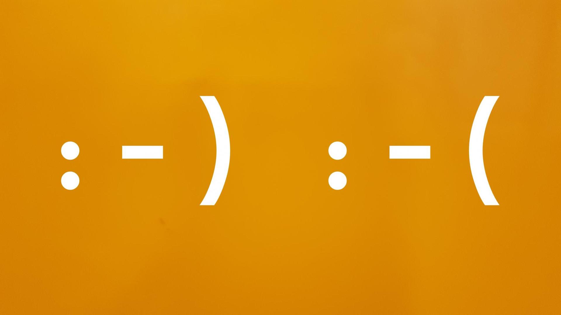 Emojis: freundlich und unfreundlich.