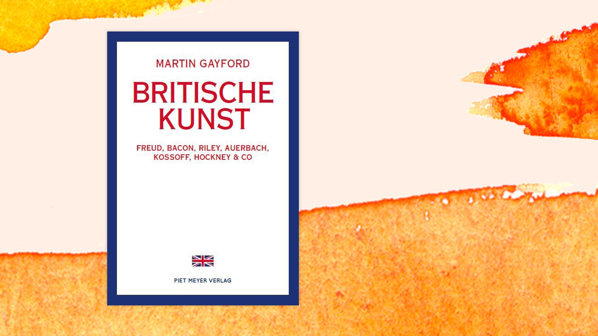Cover des Buchs "Britische Kunst": ein schlichtes weiß-blau-rotes Buch.