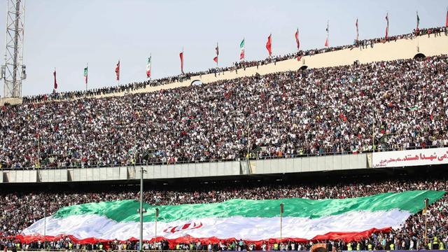 Das Azadi-Stadion in Teheran