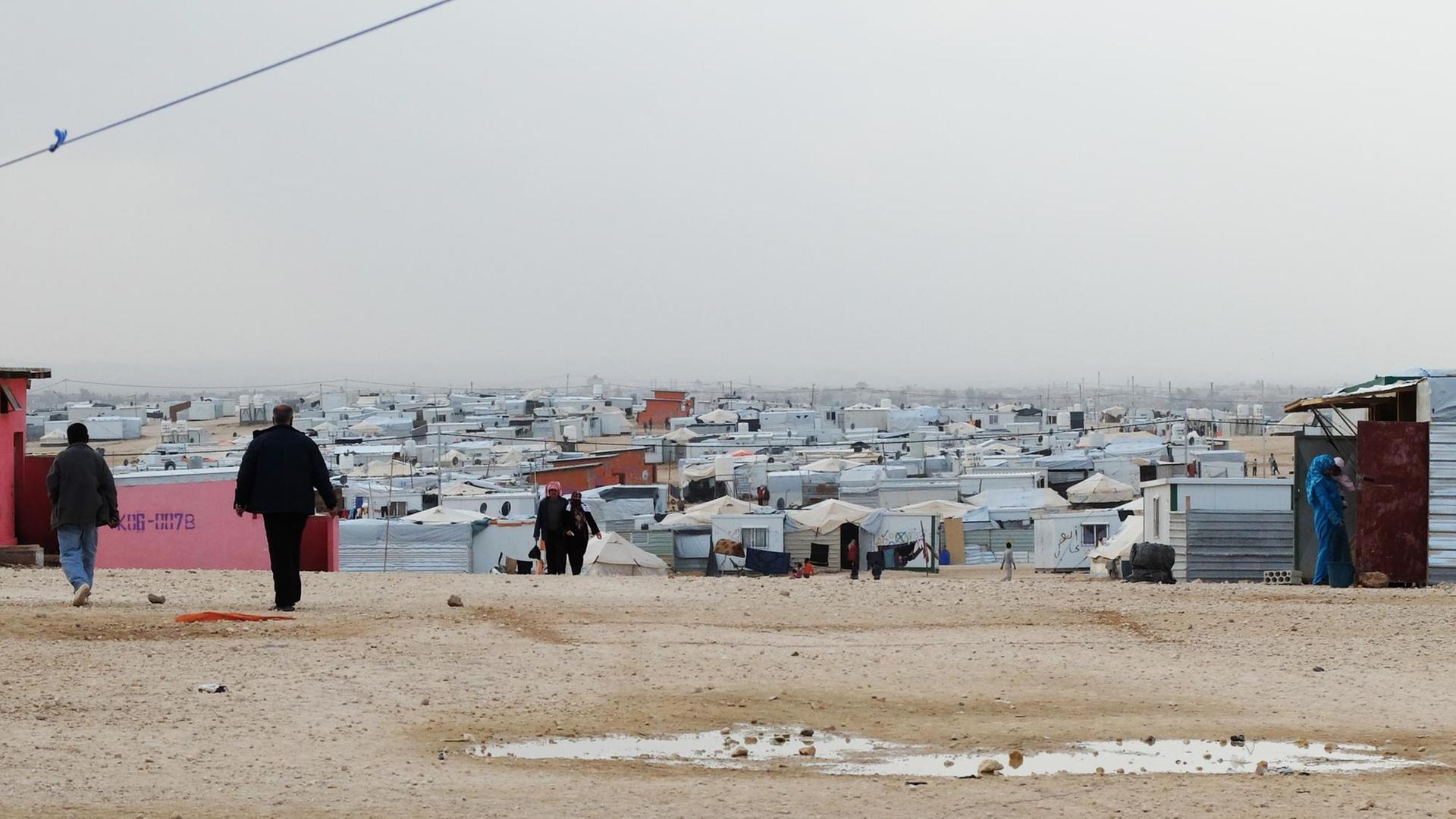 Das Fluechtlingscamp Zaatari Das Fluechtlingscamp Zaatari