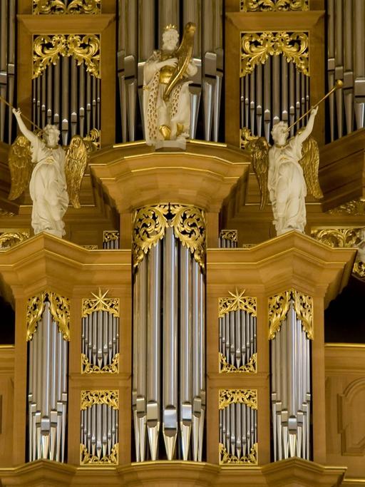Schnitger Orgel der Hauptkirche St. Jacobi in Hamburg.