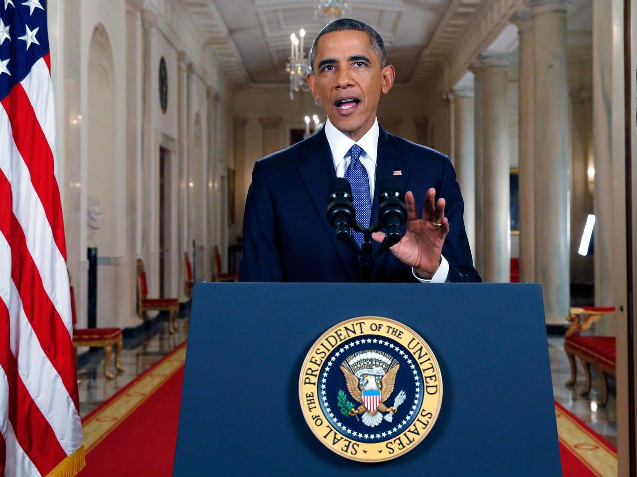 US-Präsident Barack Obama erklärt am 20.11.2014 in einer Fernsehansprache seine Reform der Einwanderungspolitik. US-Präsident Barack Obama erklärt am 20.11.2014 in einer Fernsehansprache seine Reform der Einwanderungspolitik.