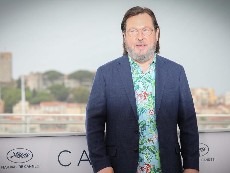 Lars von Trier posiert in Cannes