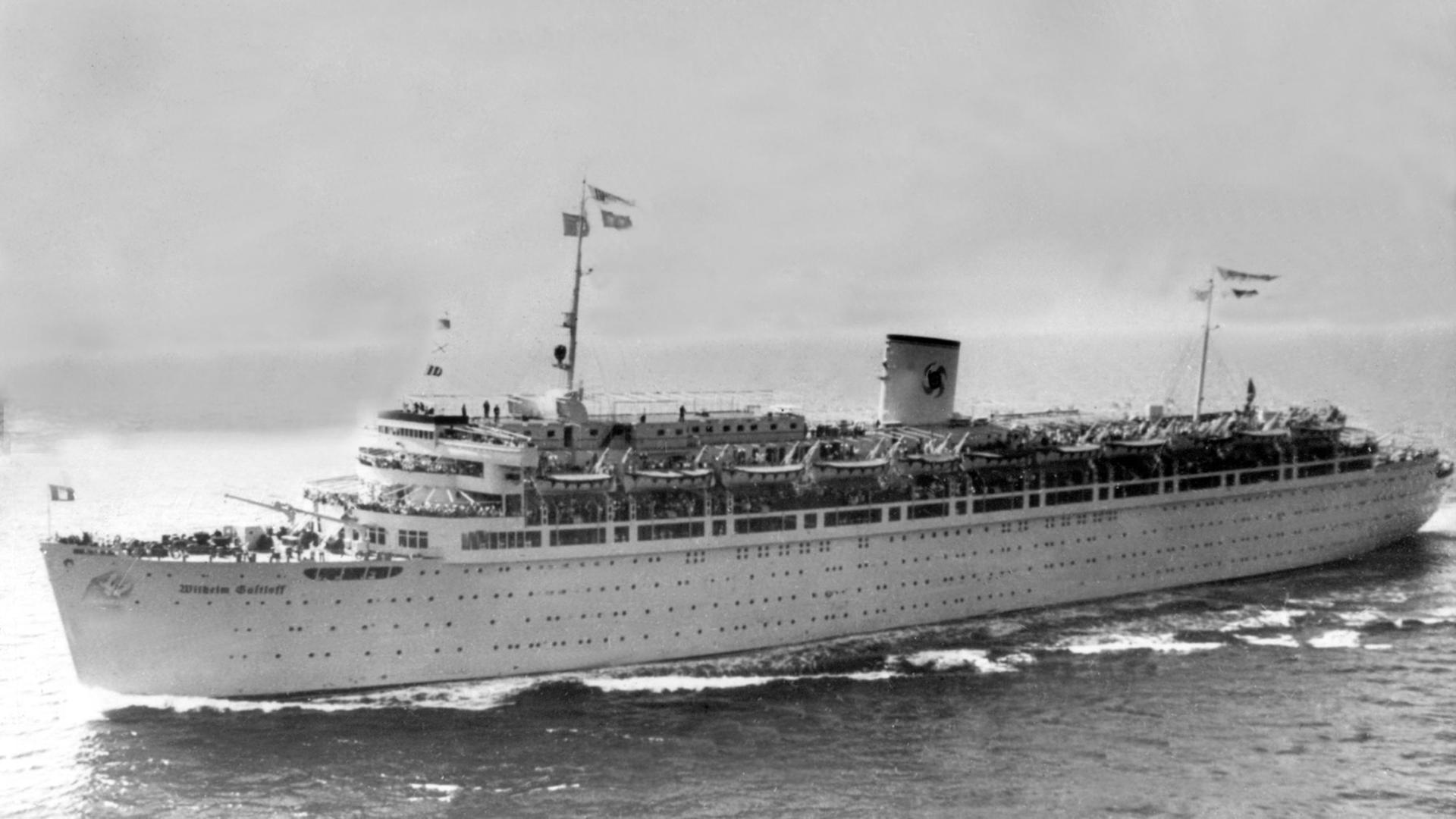Undatierte Aufnahme des deutschen KdF-Schiffes "Wilhelm Gustloff" Undatierte Aufnahme des deutschen KdF-Schiffes "Wilhelm Gustloff"