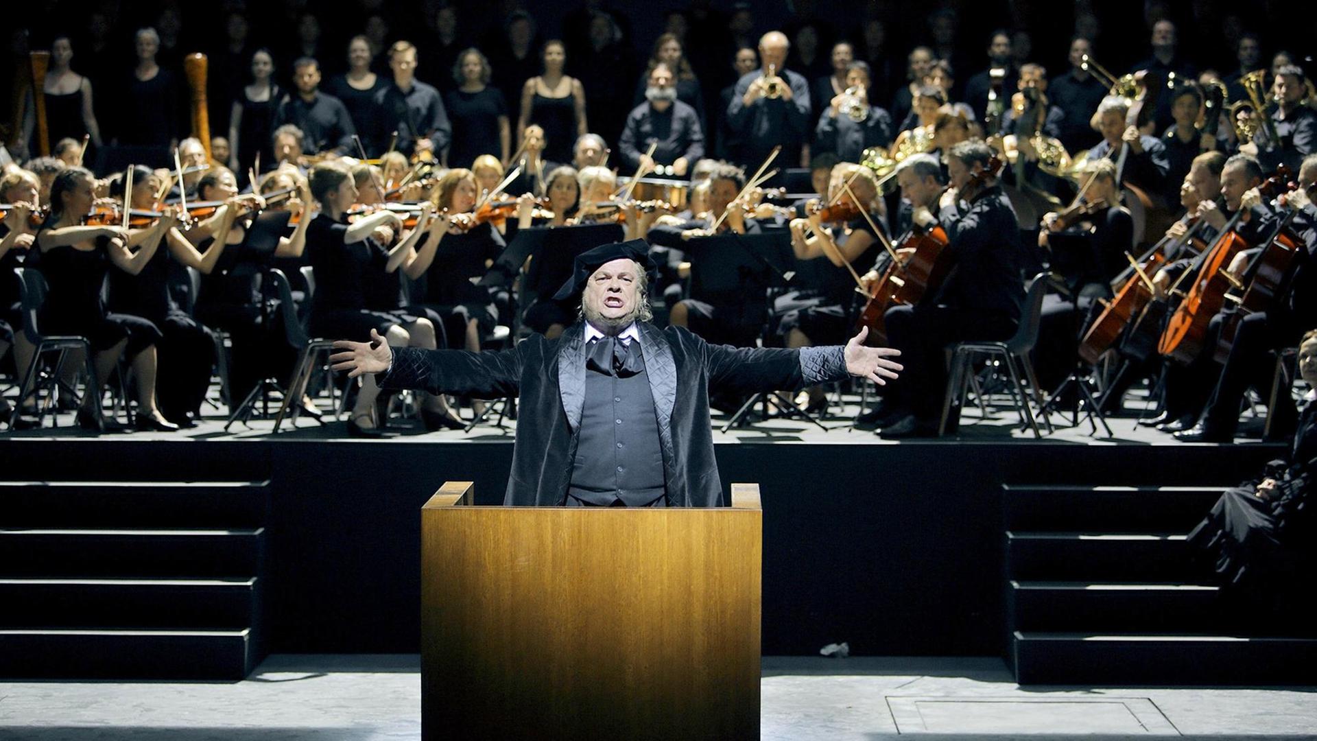 Richard Wagner komponierte "Die Meistersinger von Nürnberg" als launiges Gegenstück zu seinem "Tannhäuser". Richard Wagner komponierte "Die Meistersinger von Nürnberg" als launiges Gegenstück zu seinem "Tannhäuser".