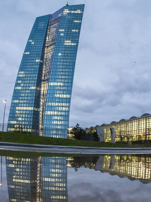 Die Zentrale der Europäischen Zentralbank