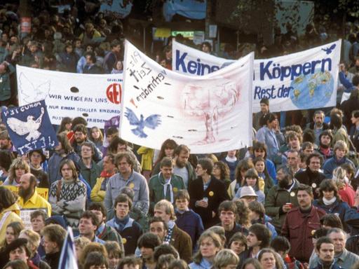 Friedensdemo in Bonn im Jahr 1981