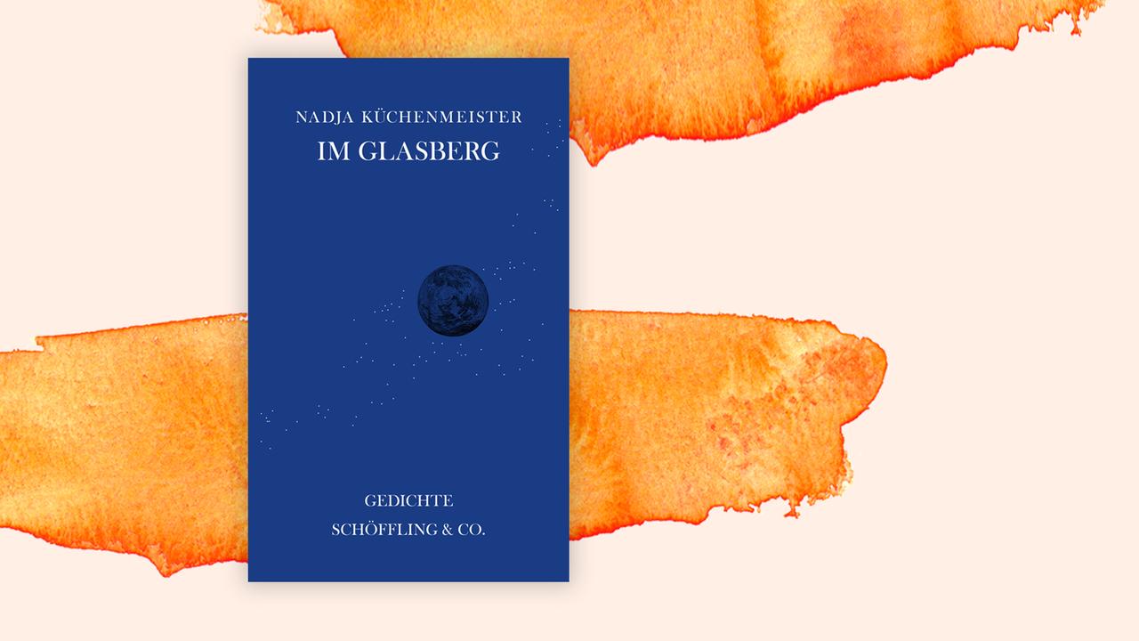 Buchcover von Nadja Küchenmeiste,r"Im Glasberg", vor einem Aquarell-Hintergrund Buchcover von Nadja Küchenmeiste,r"Im Glasberg", vor einem Aquarell-Hintergrund