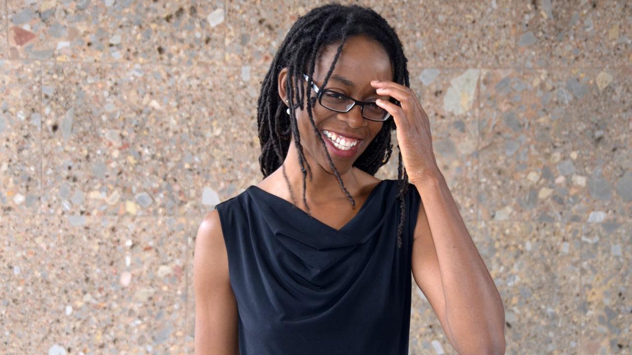 Die britisch-ghanaische Autorin Sharon Dodua Otoo Die britisch-ghanaische Autorin Sharon Dodua Otoo