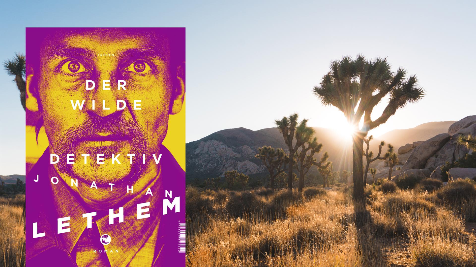 Das Cover von Jonathan Lethems "Der wilde Detektiv" vor einem Hintergrundbild. Das Cover von Jonathan Lethems "Der wilde Detektiv" vor einem Hintergrundbild.