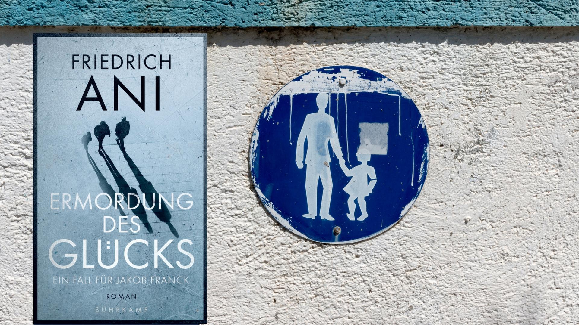 Cover des Buches vor einer Wand mit einem Straßenschild. Cover des Buches vor einer Wand mit einem Straßenschild.