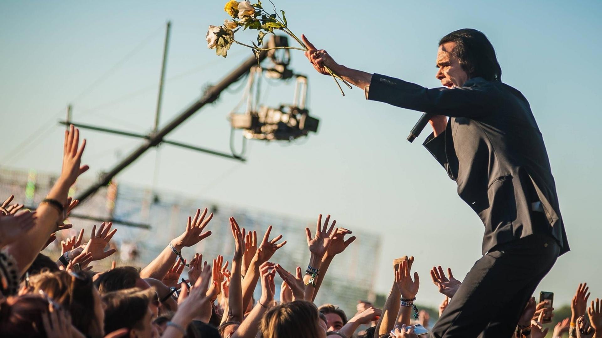 Nick Cave & The Bad Seeds perform at Open er Festival 2018 Nick Cave & The Bad Seeds perform at Open er Festival 2018 on July 04, 2018 in Gdynia, Poland. EN_01328260_0017 04.07.2018 - imago 0084288285