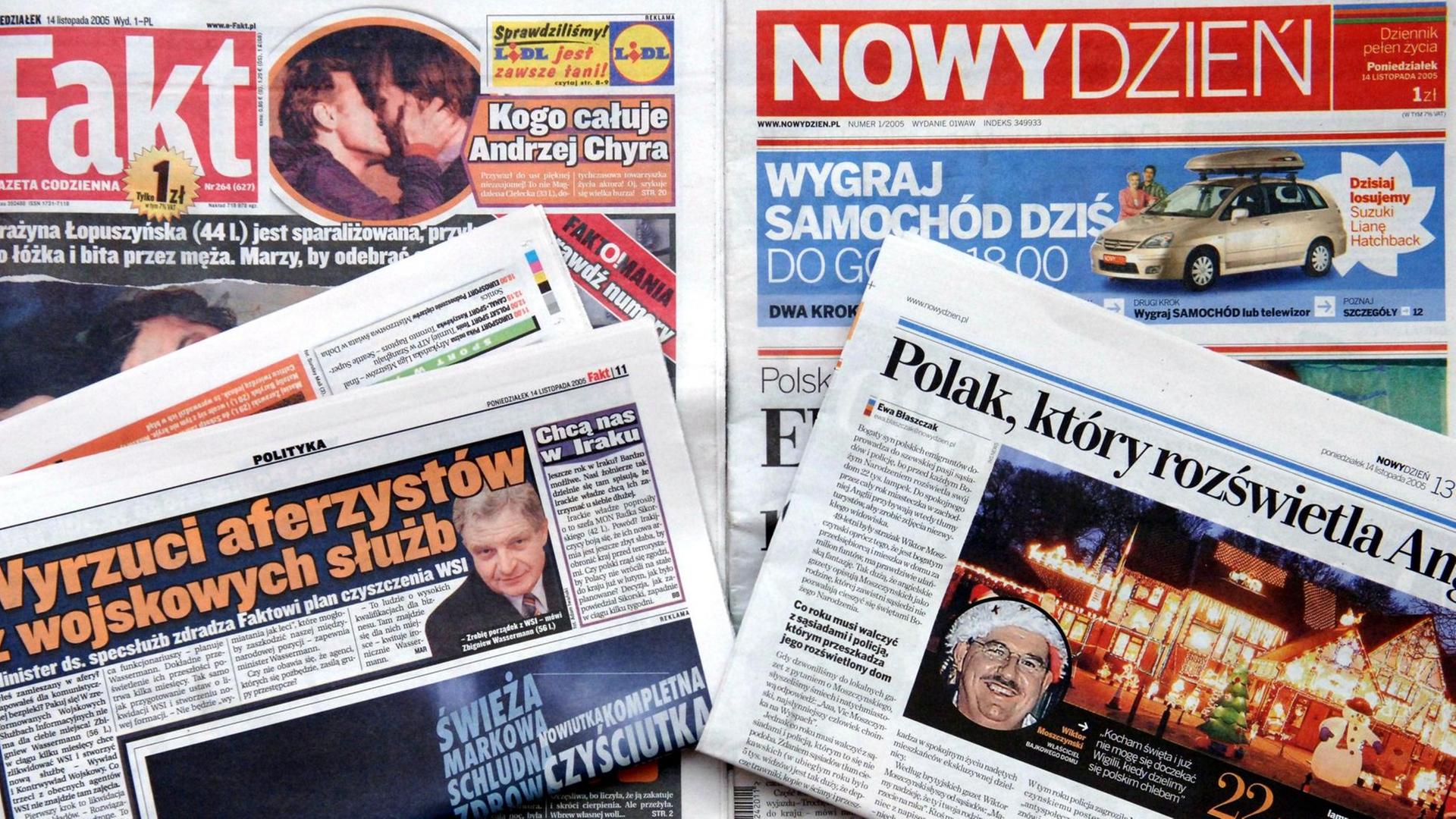 polnische Tageszeitungen