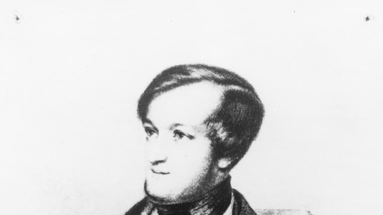Der Komponist Richard Wagner, Foto eines Gemäldes von 1843, kam mehrfach nach Nürnberg. Der Komponist Richard Wagner, Foto eines Gemäldes von 1843, kam mehrfach nach Nürnberg.