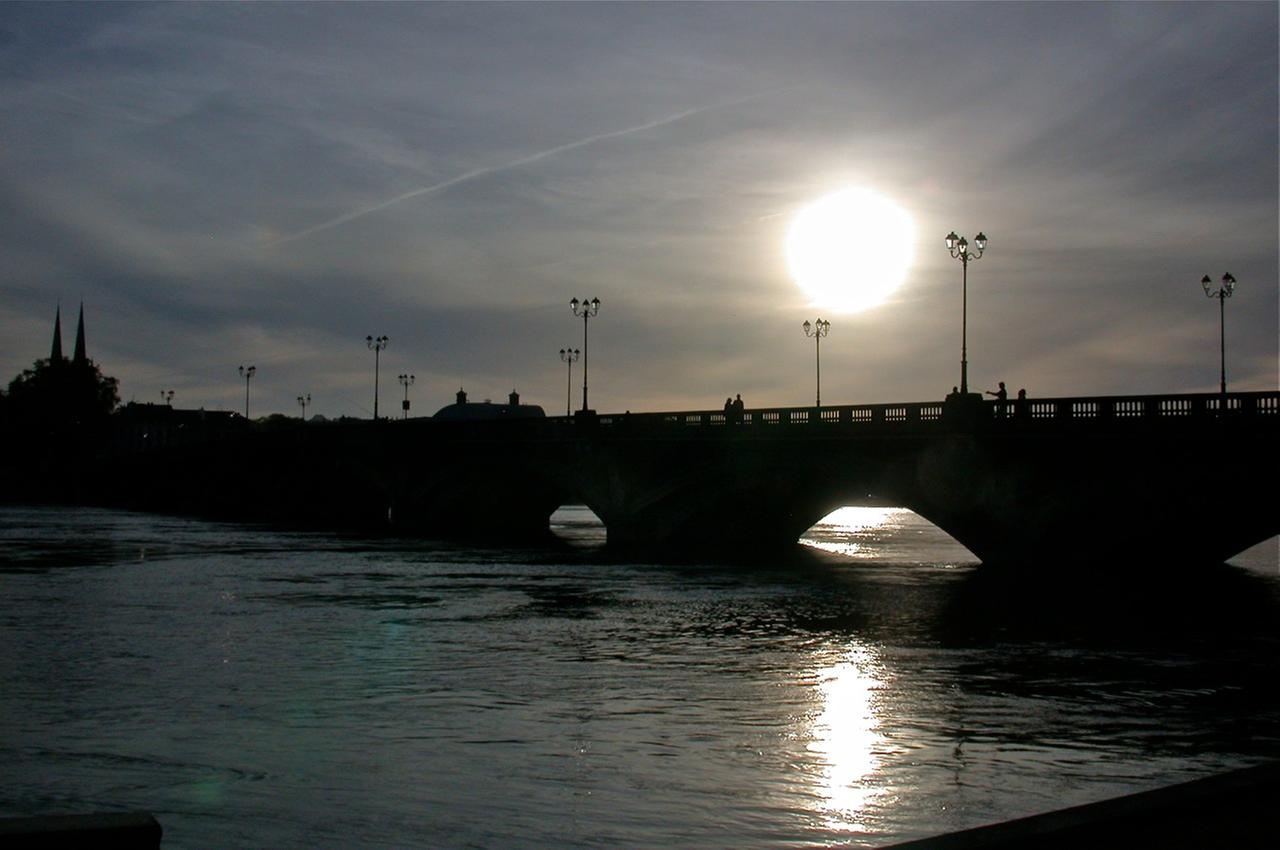 Die Brücke über den Ardour in Bayonne Die Brücke über den Ardour in Bayonne