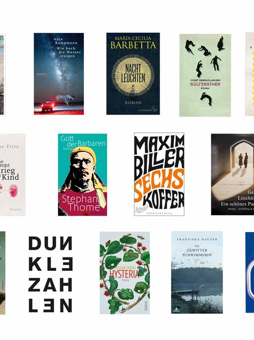 20 Romane sind für den Deutschen Buchpreis nominiert