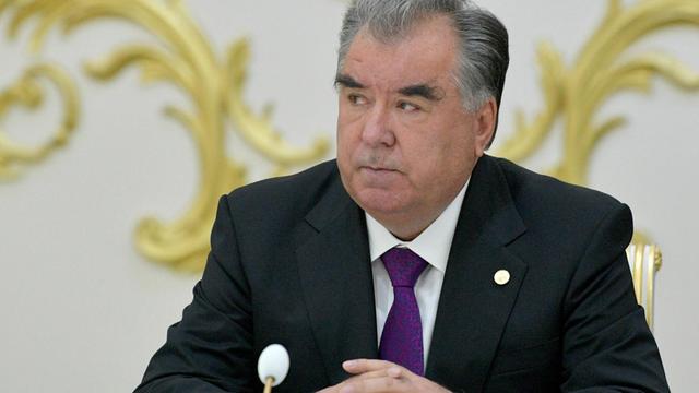 Emomali Rahmon, seit 1994 Staatspräsident von Tadschikistan