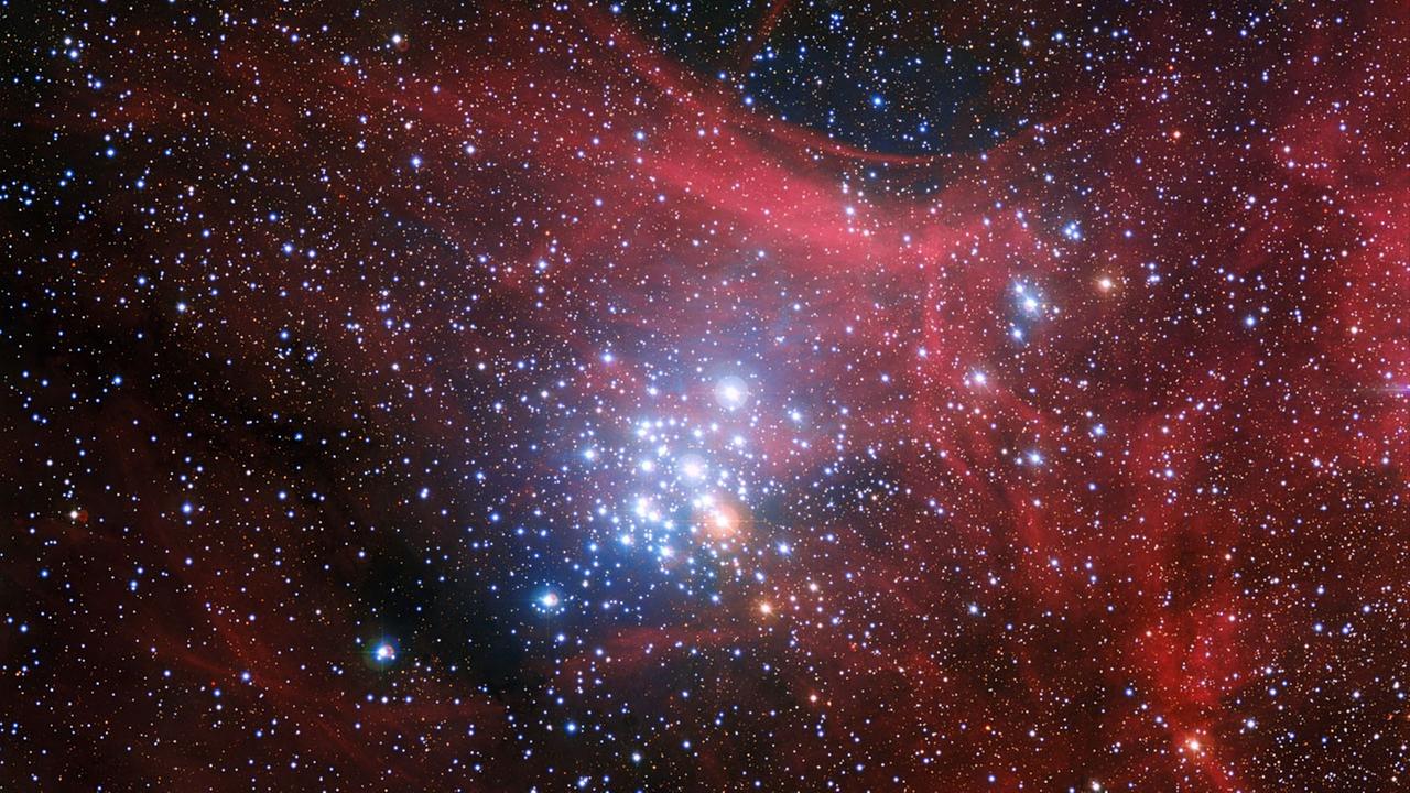 Der Sternhaufen NGC 3293 im Schiffskiel Der Sternhaufen NGC 3293 im Schiffskiel