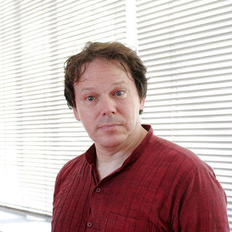 David Graeber bei der Vorstellung seines Buches "Schulden" in Berlin David Graeber bei der Vorstellung seines Buches "Schulden" in Berlin
