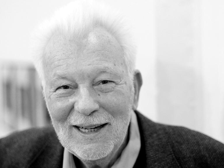 Schwarz-weiß-Aufnahme des Fotografen Robert Lebeck.
