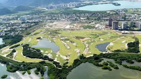 Der olympische Golfplatz von Rio de Janeiro.