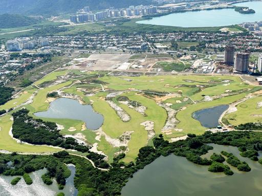 Der olympische Golfplatz von Rio de Janeiro.