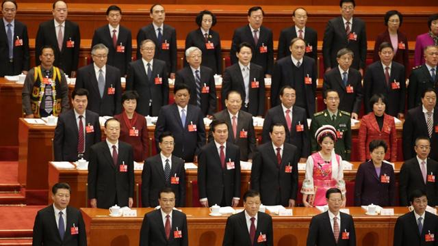 Chinas Regierung beim Nationalen Volkskongress