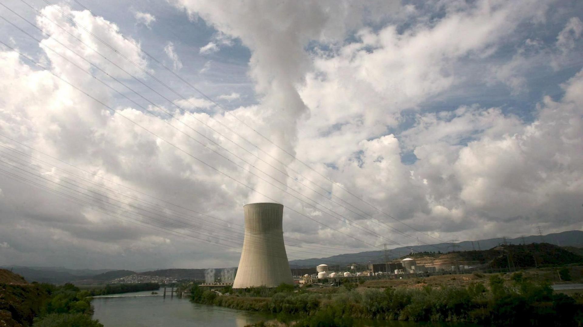 Das Atom-Kraftwerk bei Tarragona: Hier gab es im Jahr 2007 einen Vorfall, bei dem radioaktive Partikel durch das Belüftungssystem ausgetreten waren. Das Atom-Kraftwerk bei Tarragona: Hier gab es im Jahr 2007 einen Vorfall, bei dem radioaktive Partikel durch das Belüftungssystem ausgetreten waren.