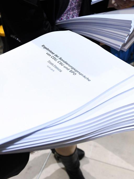 Die Finale Fassung der Ergebnisse der Sondierungsgespräche von CDU, CSU und SPD