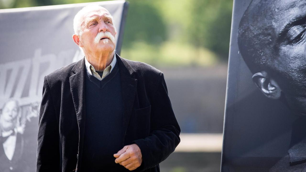 Der Schlagzeuger Günter "Baby" Sommer. Der Schlagzeuger Günter "Baby" Sommer.