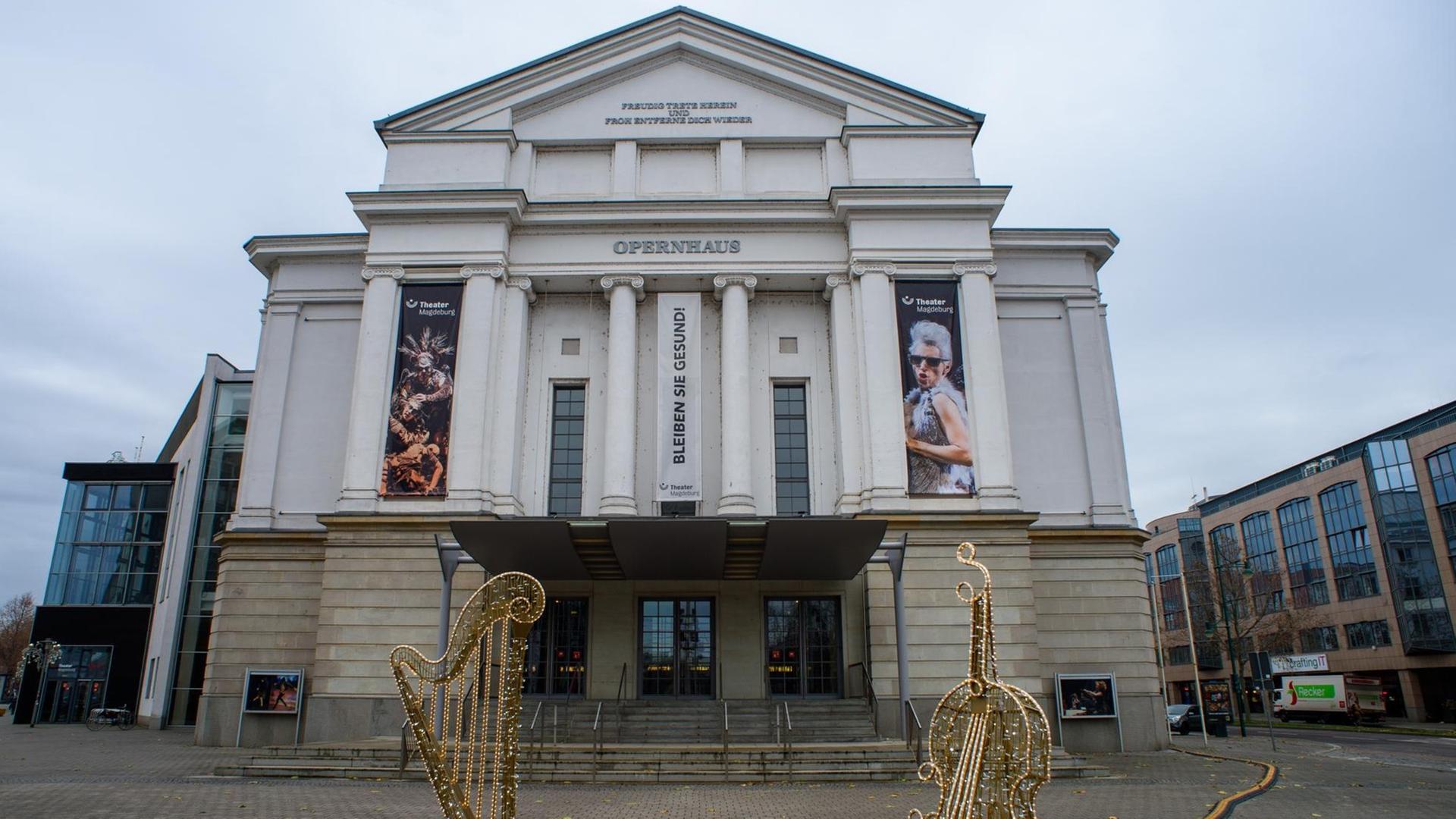 Das Opernhaus vom Theater Magdeburg. Das Opernhaus vom Theater Magdeburg.