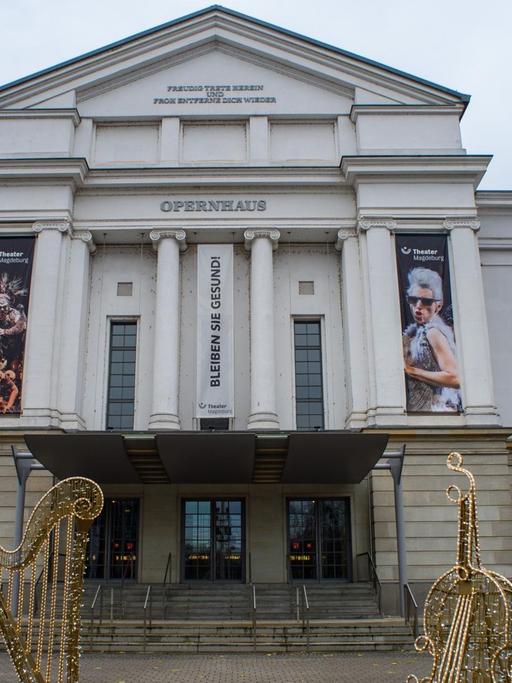 Das Opernhaus vom Theater Magdeburg.