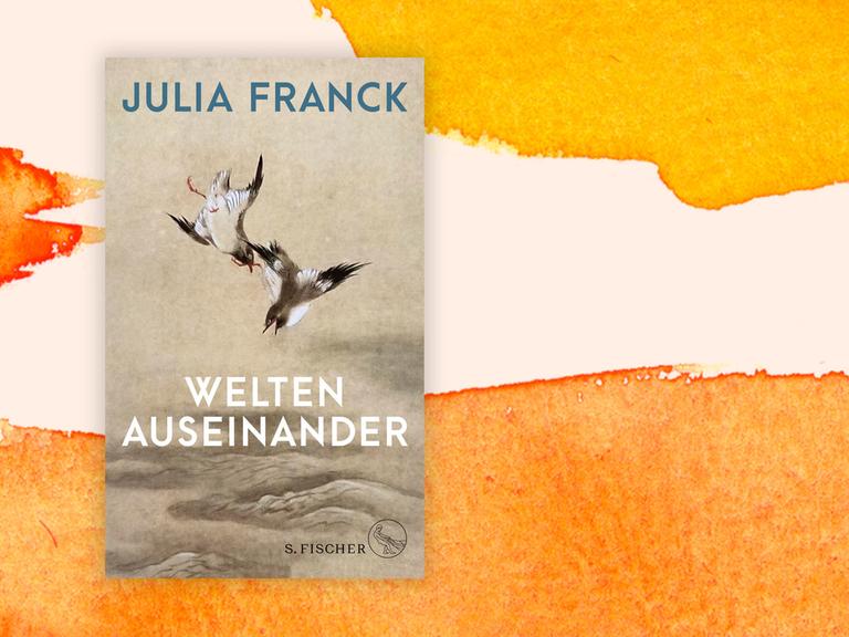 Zu sehen ist das Cover des Buches "Welten auseinander" von Julia Franck.