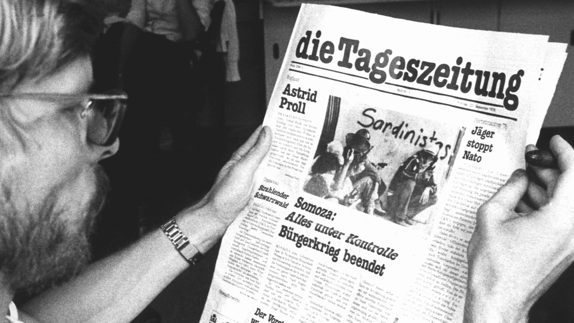 Die Nullnummer der alternativen "tageszeitung", allgemein taz genannt, erschien im September 1978. Die Nullnummer der alternativen "tageszeitung", allgemein taz genannt, erschien im September 1978.