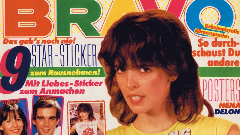 Das Titelbild der Jugendzeitschrift "Bravo" (Ausgabe vom 21.04.1983) zeigt die Sängerin Nena. Das Titelbild der Jugendzeitschrift "Bravo" (Ausgabe vom 21.04.1983) zeigt die Sängerin Nena.
