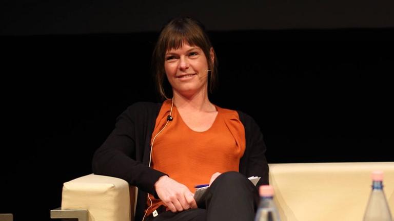 Die deutsche Journalistin Karen Krüger Die deutsche Journalistin Karen Krüger